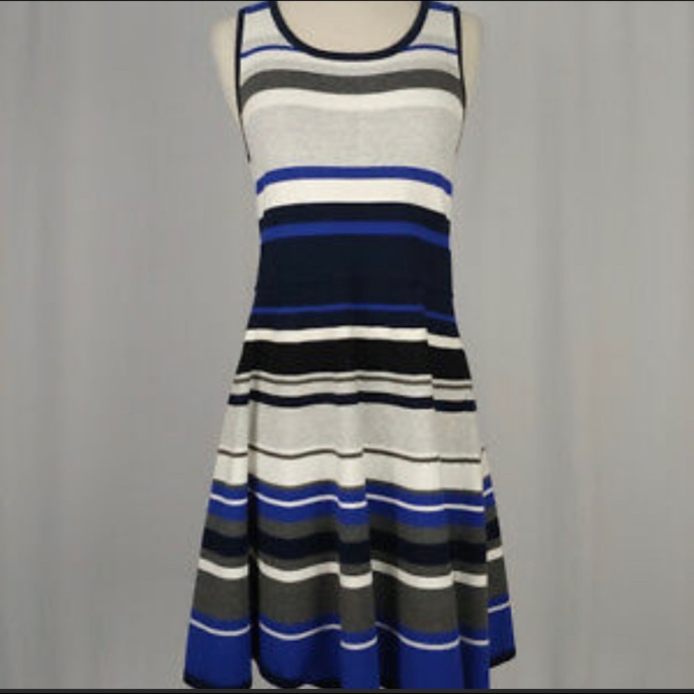 MILLY knit fit n flare dress